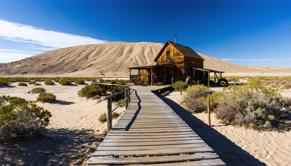 abandoned settlements near dunes