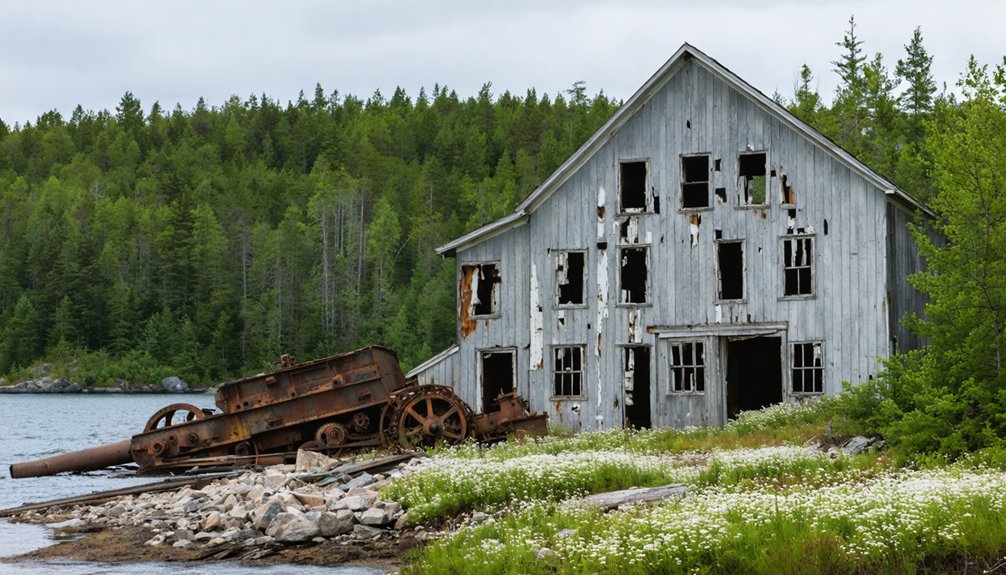 abandoned settlements near isle royale