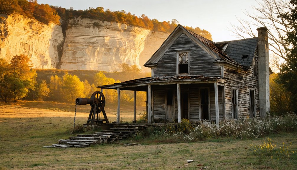 abandoned settlements near mammoth cave