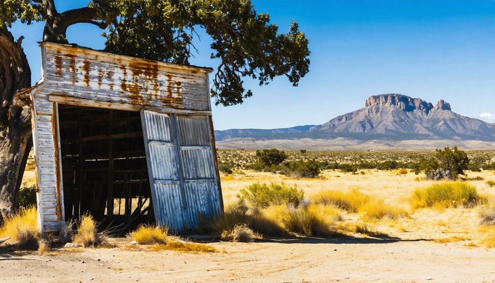 abandoned settlements near pinnacles