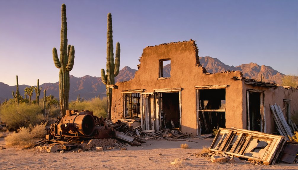 abandoned settlements near saguaro