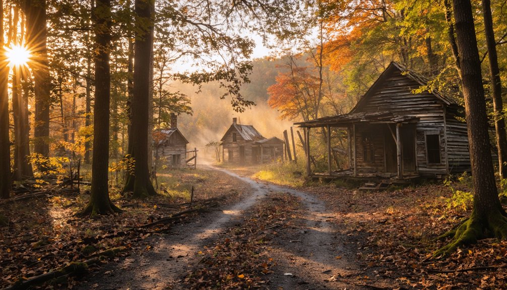 abandoned structures hiking trail