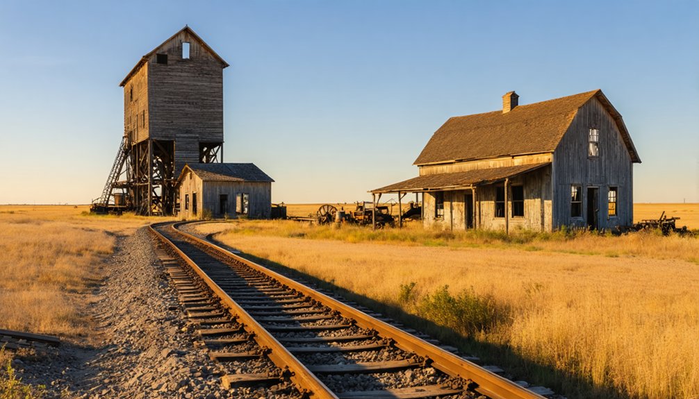 abandoned town near minot