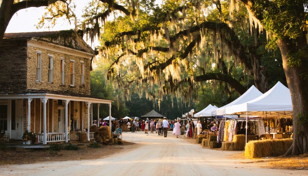 abandoned towns hosting annual events
