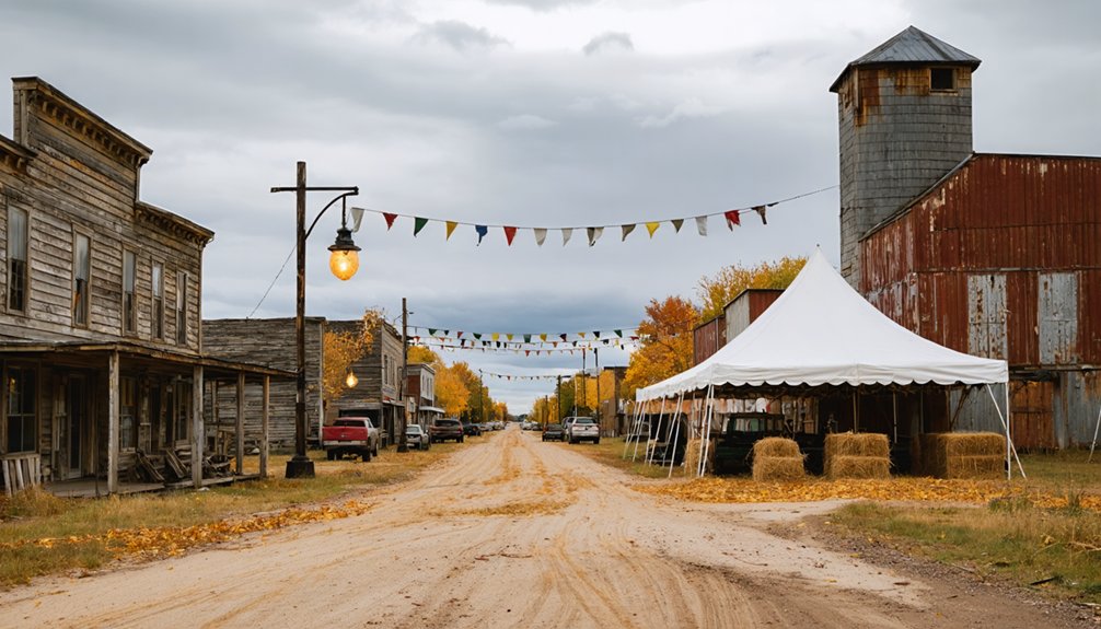 abandoned towns hosting festivals