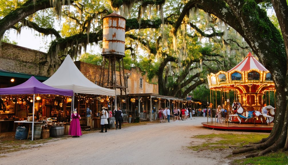 abandoned towns with festivals