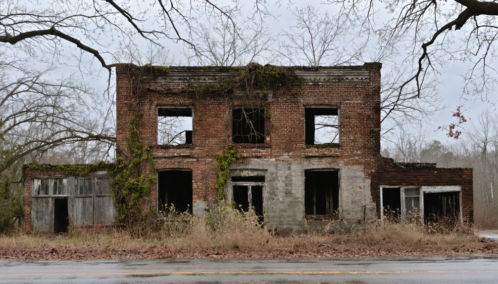abandoned winter ghost towns