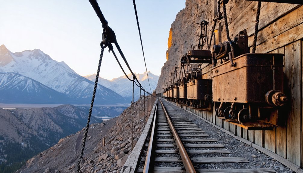 aerial tramway salt transport