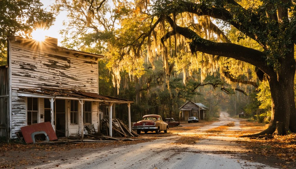 autumn ghost town explorations