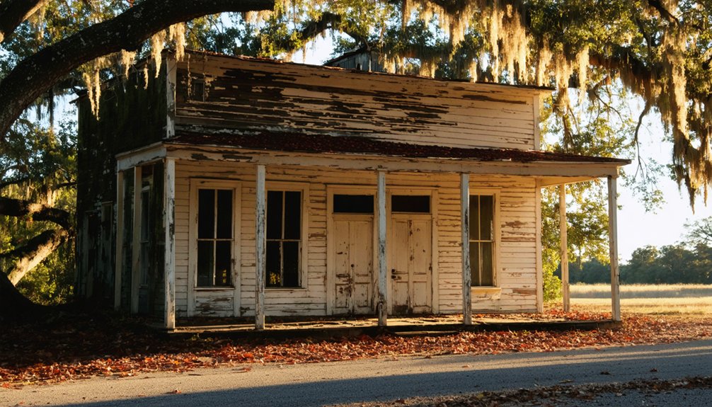autumn hues enhance ghost towns
