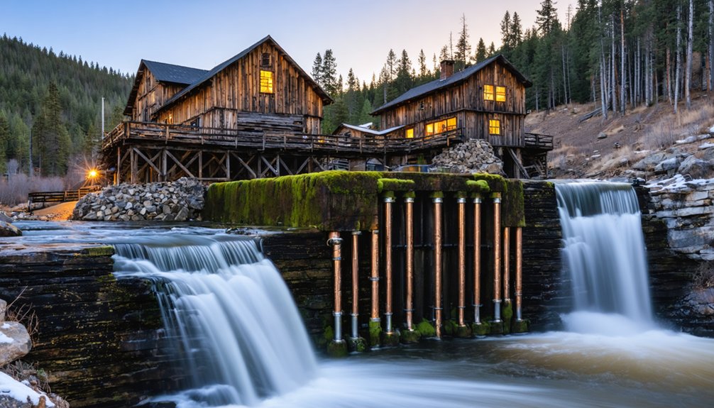 century old gravity powered hydro