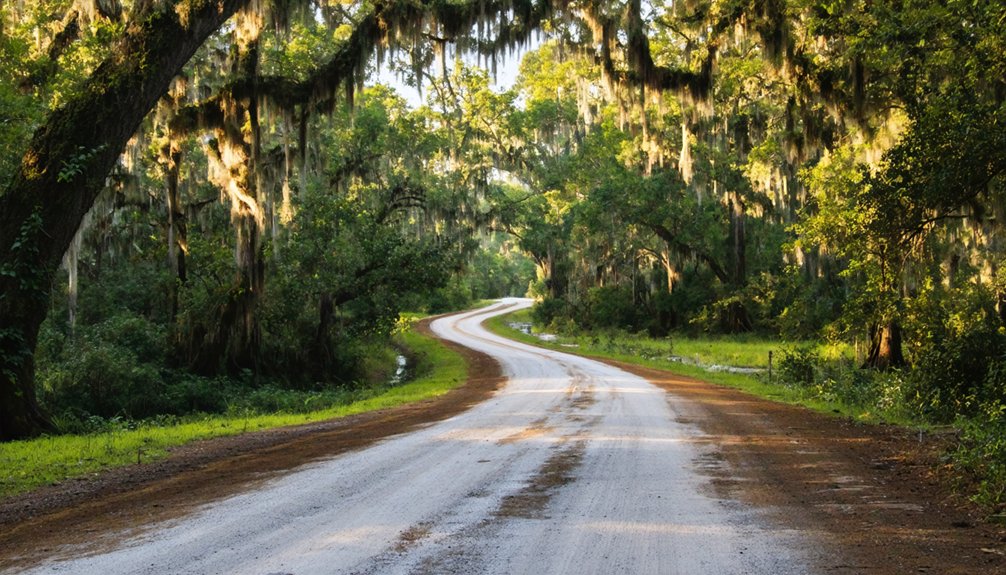 challenging rural backroad route