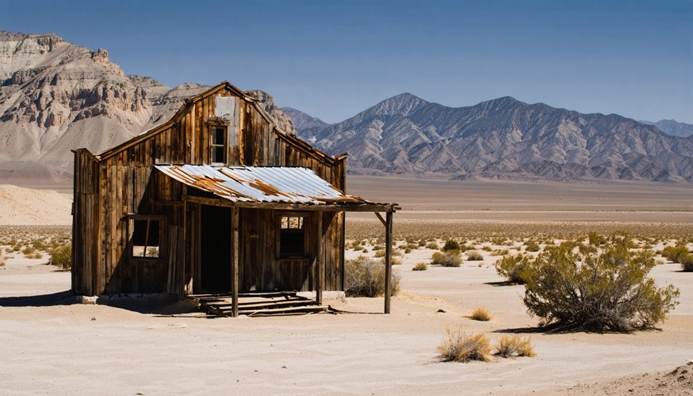 desert ghost town remains