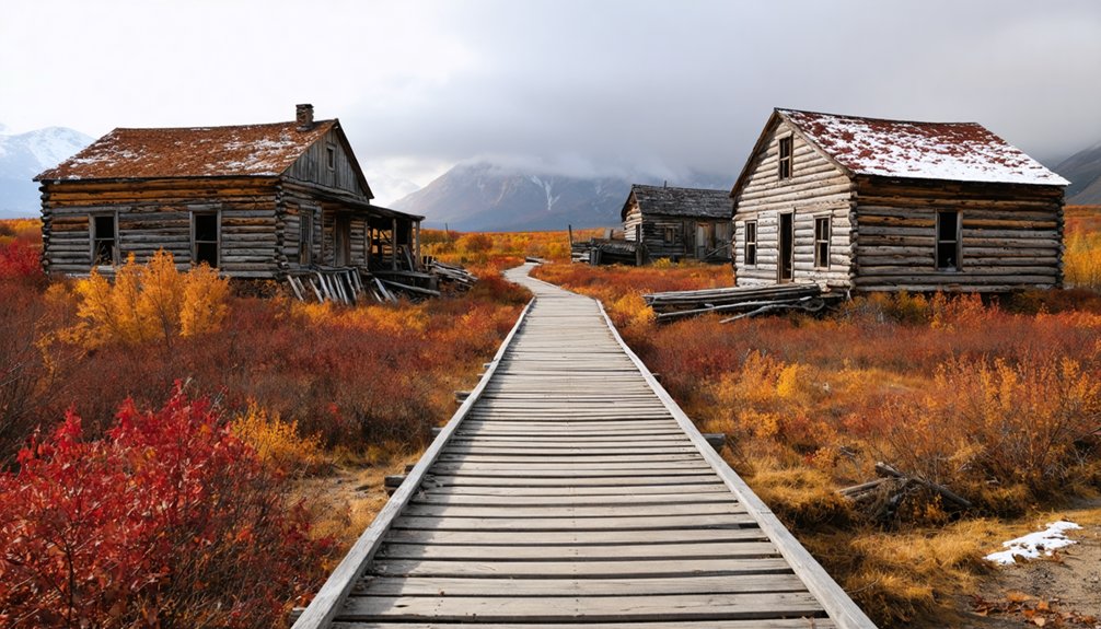 early fall ghost town photography