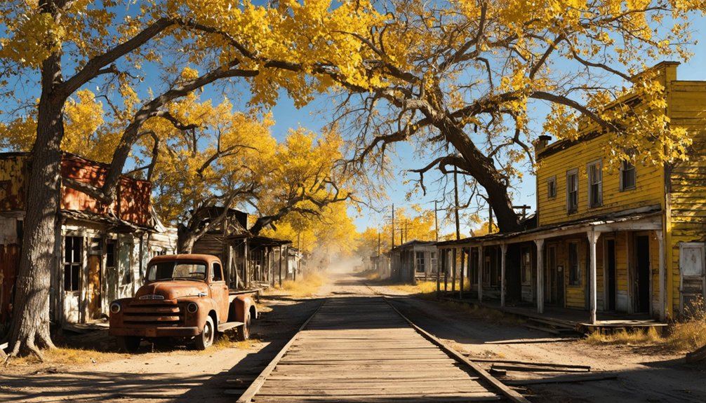 fall ghost town road trip