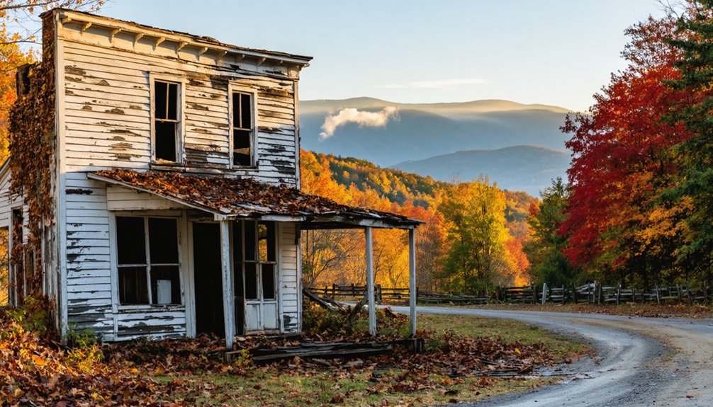 fall ghost town visits