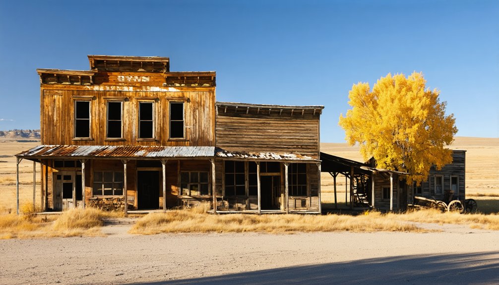 fall ghost town visits