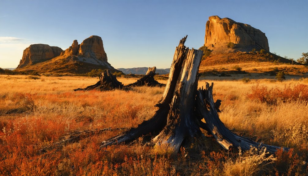 fires depression abandonment ruins