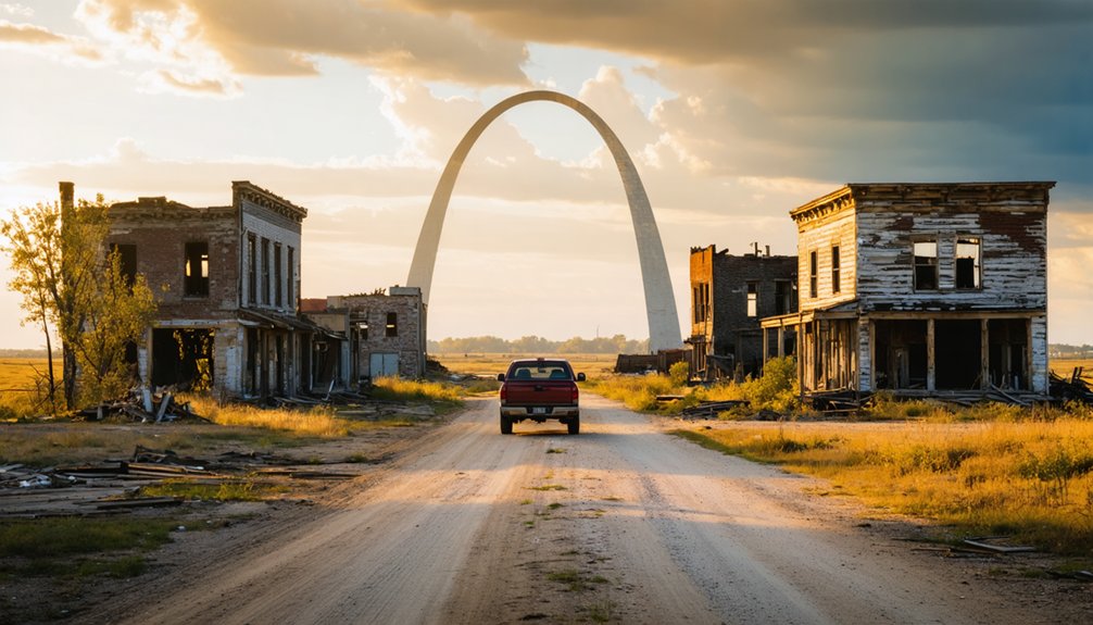 ghost town exploration route