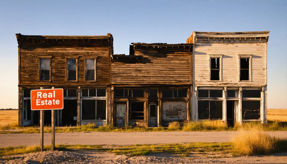 ghost town property pricing factors