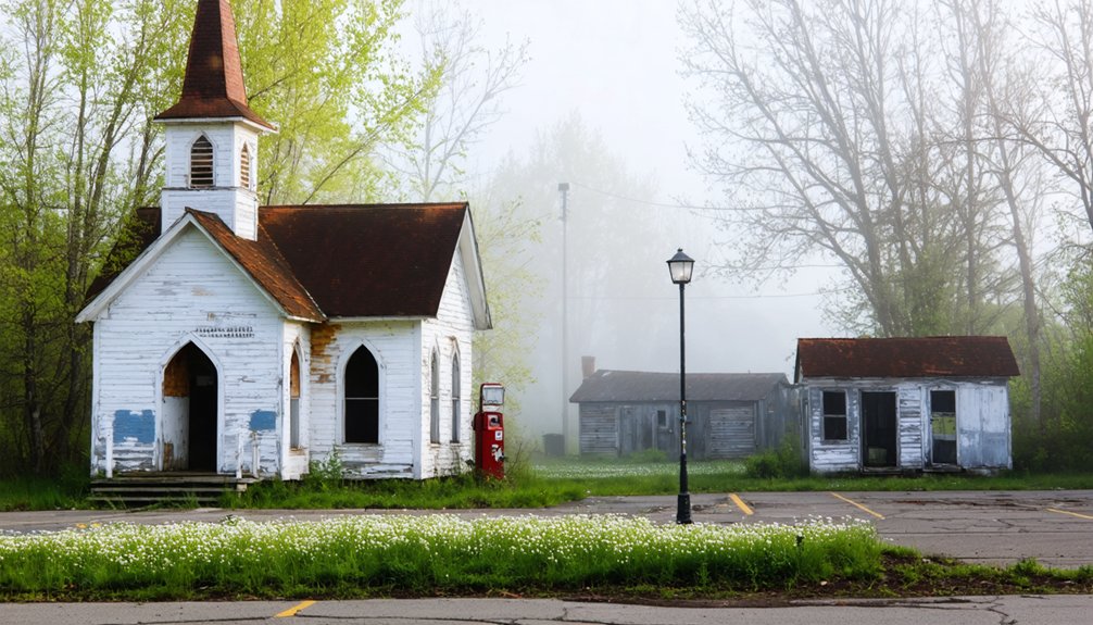 ghost town with biblical ruins