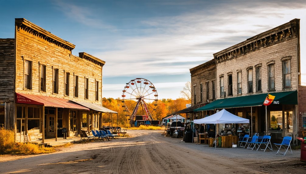 ghost towns with annual events