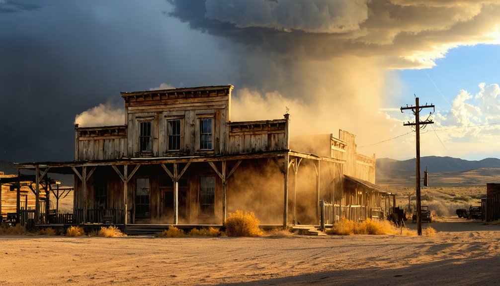 ghostly western cinematic landscapes