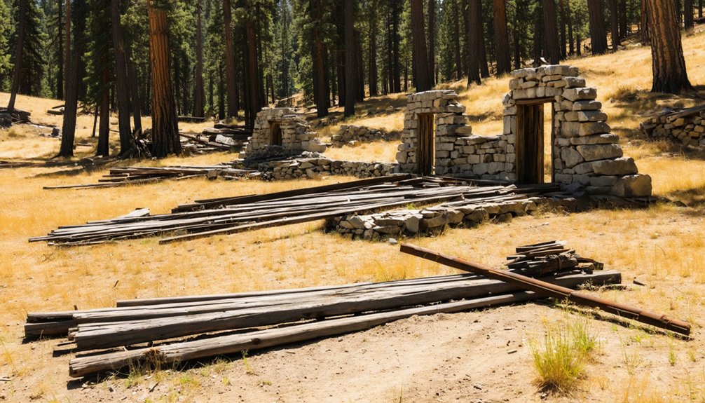 gold rush camp ruins