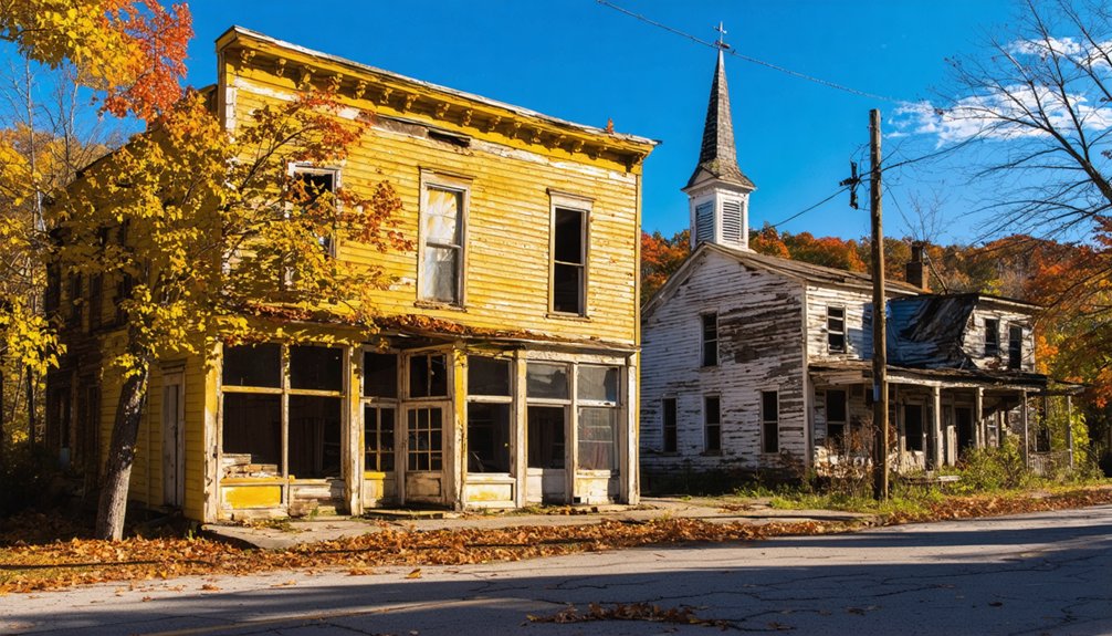 haunted autumn ghost towns