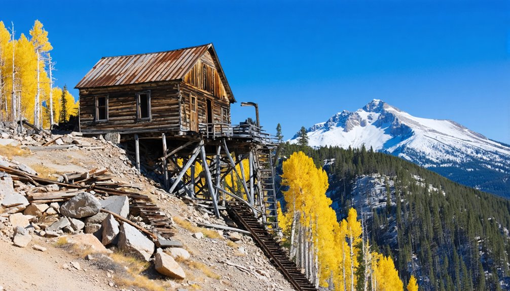 high altitude mining ghost towns