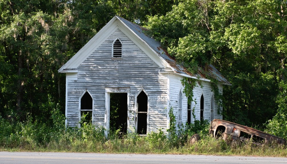 historic cotton town remnants