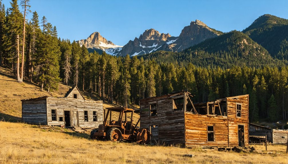 historic logging town remnants