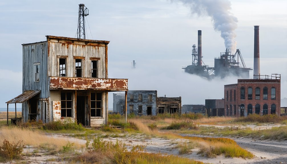 industrial contrast with preservation