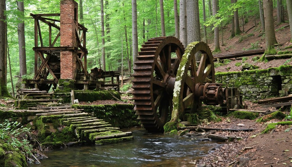 industrial town in forests