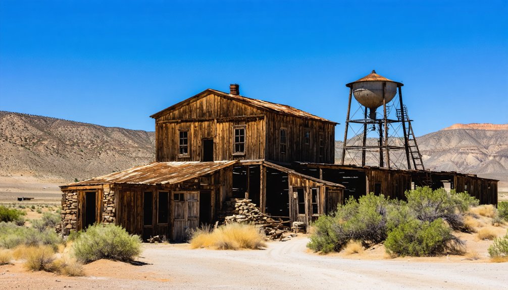 lawless silver mill town ruins