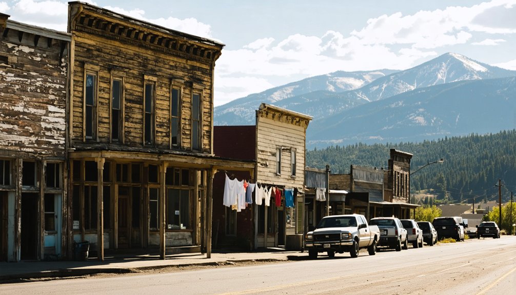 living ghost town with history