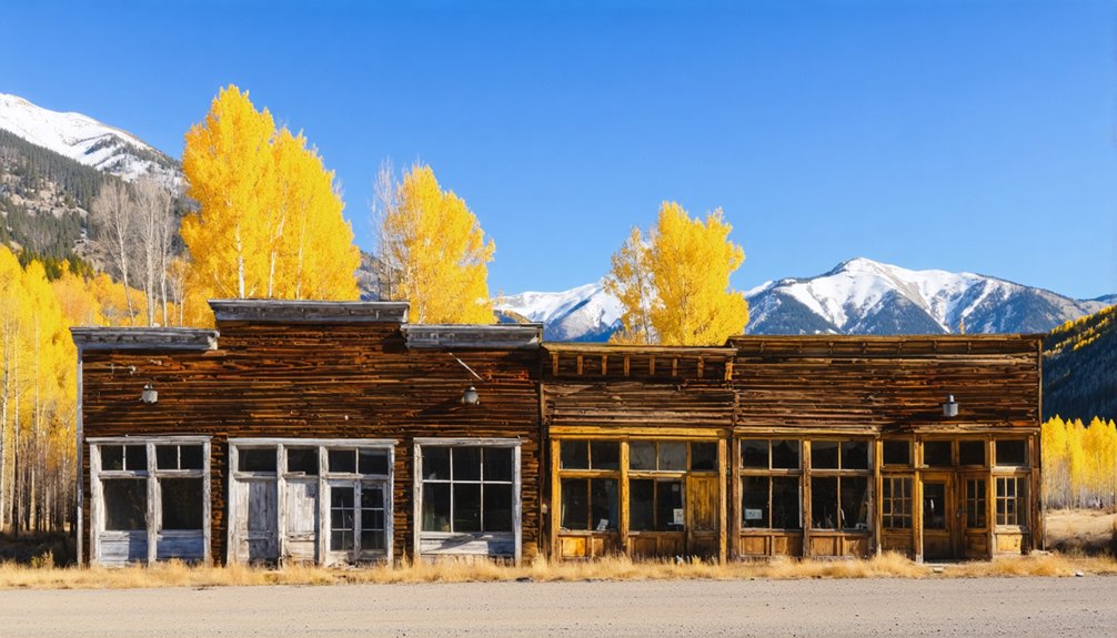 montana autumn ghost towns