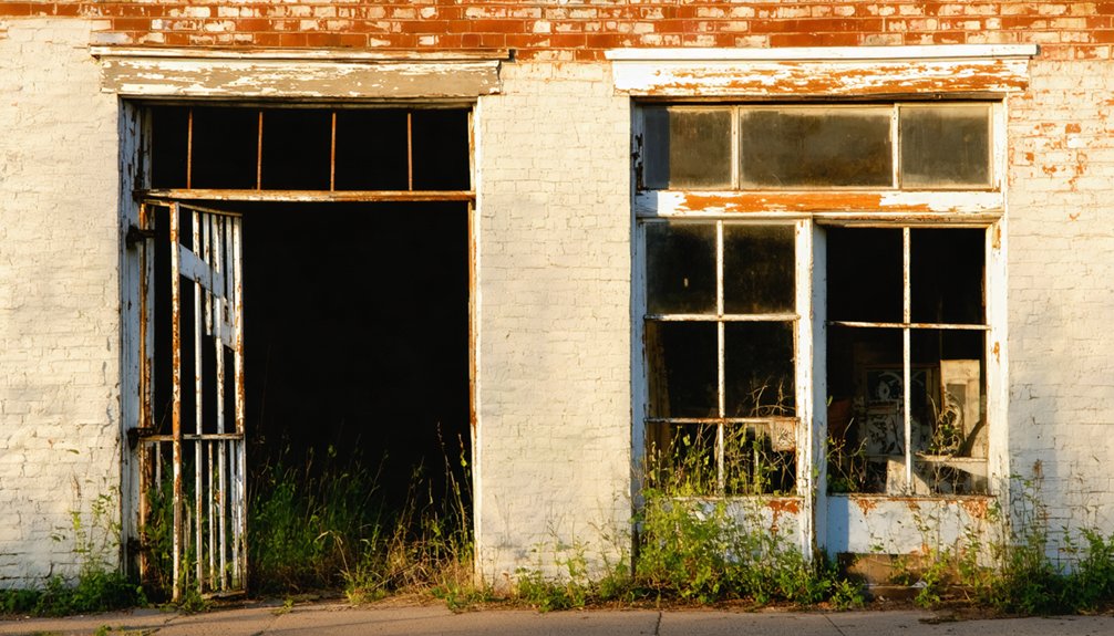 mysterious abandoned rural settlement