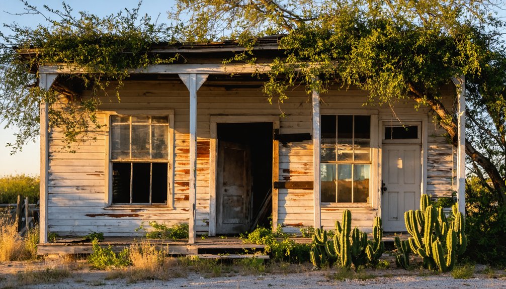 nature overtakes texas ghost towns