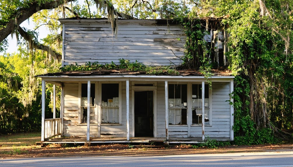 nature reclaiming ghost towns