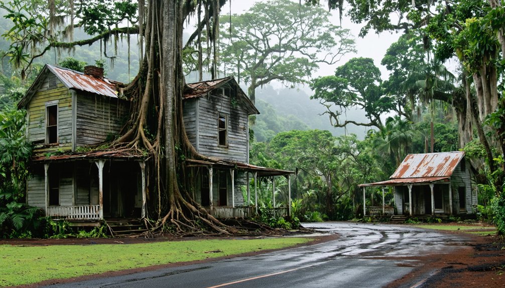 nature reclaims hawaiian ghost towns