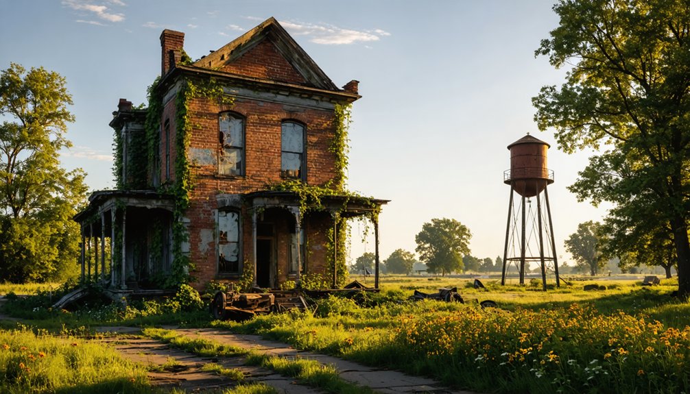 nature reclaims illinois ghost towns