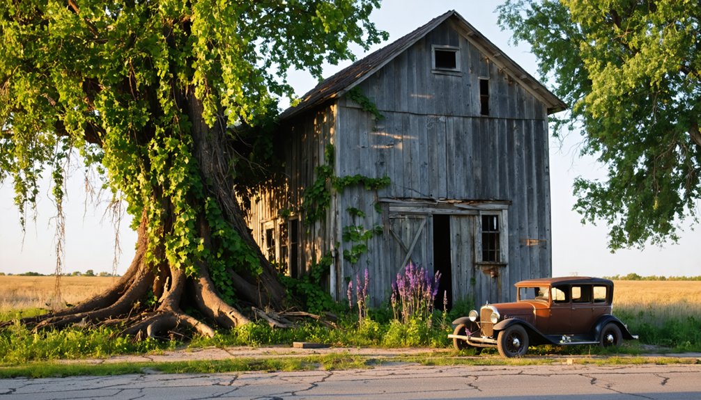 nature reclaims iowa ghost towns