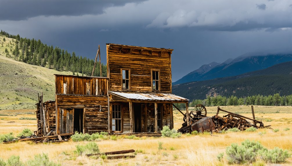 nature reclaims wyoming ghost towns