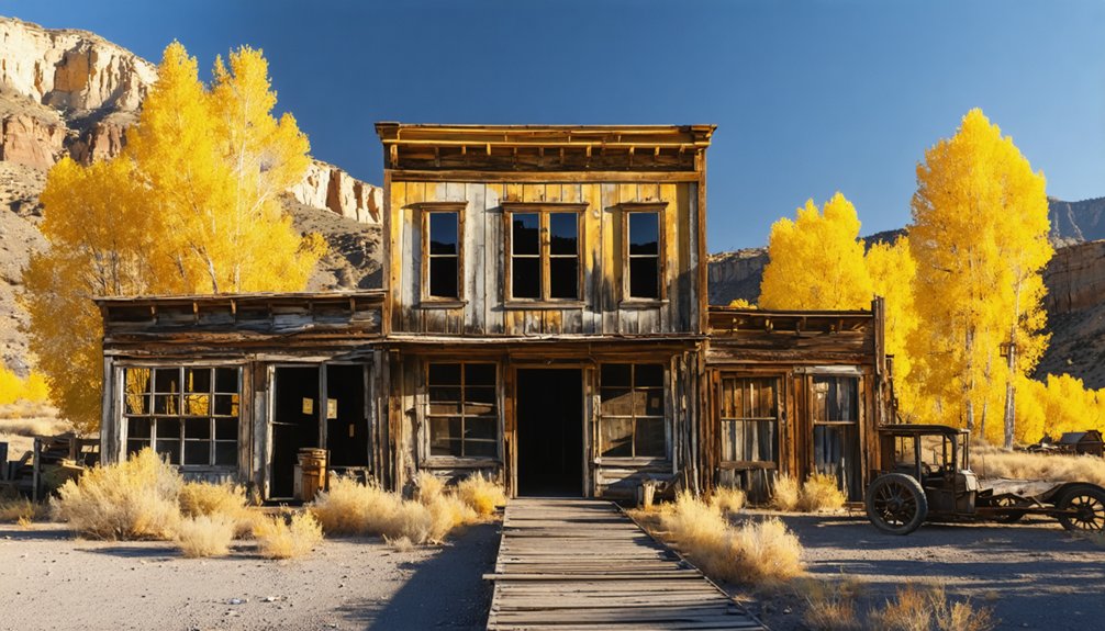 nevada autumn ghost towns