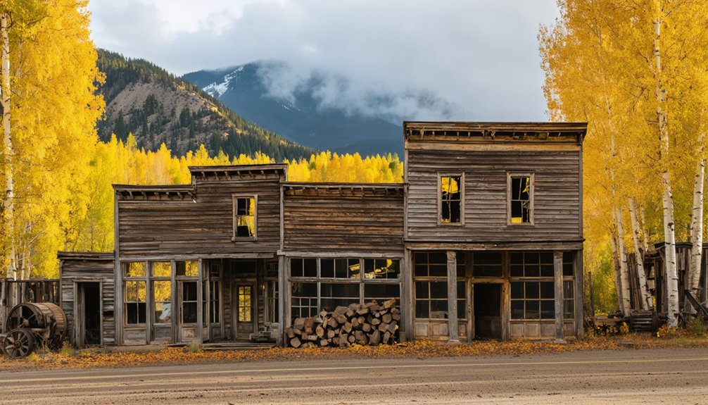 oregon autumn abandoned towns