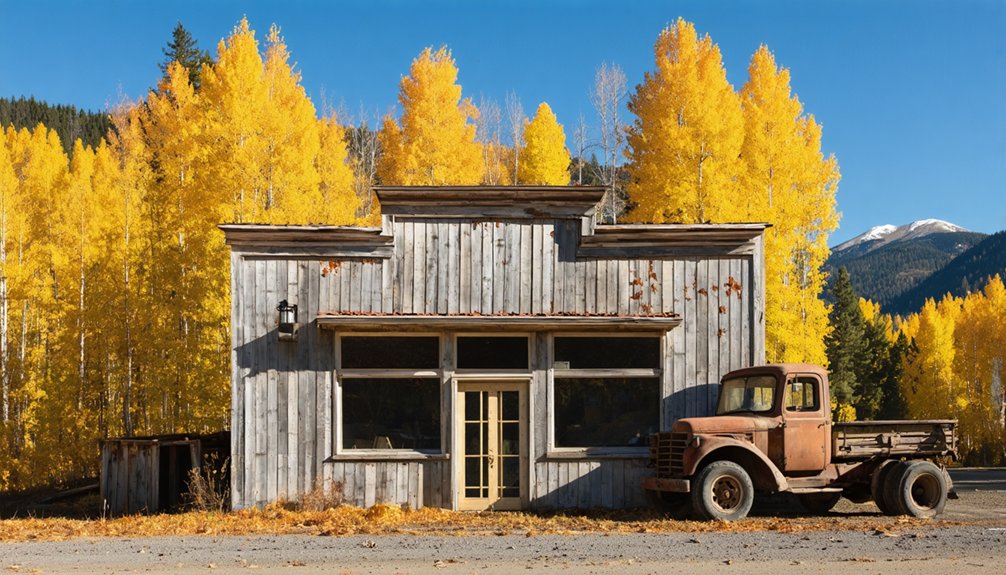 preserved ghost town structures