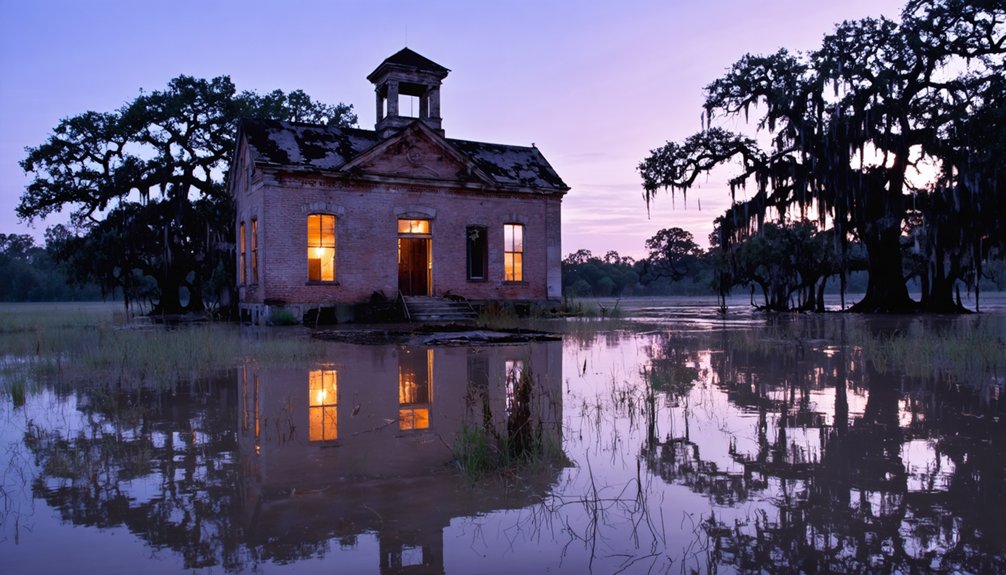 submerged towns and hauntings