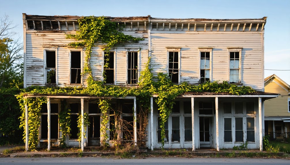 thriving town haunting ruins