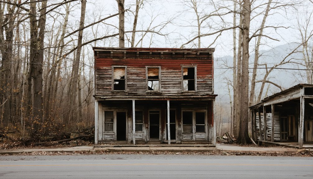 winter ghost town explorations